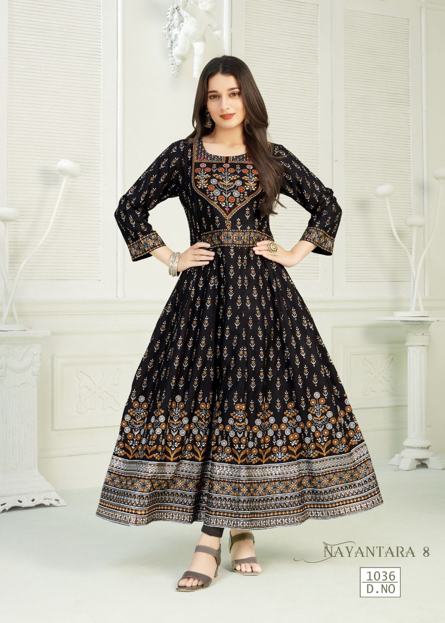 Banwery Nayanthara 8 New Designer Fancy Festival Wear Long Kurti Collection